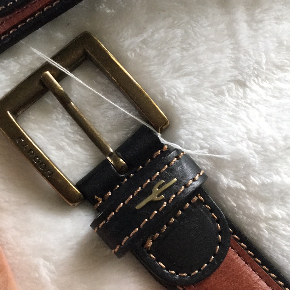 Caroon leather belt